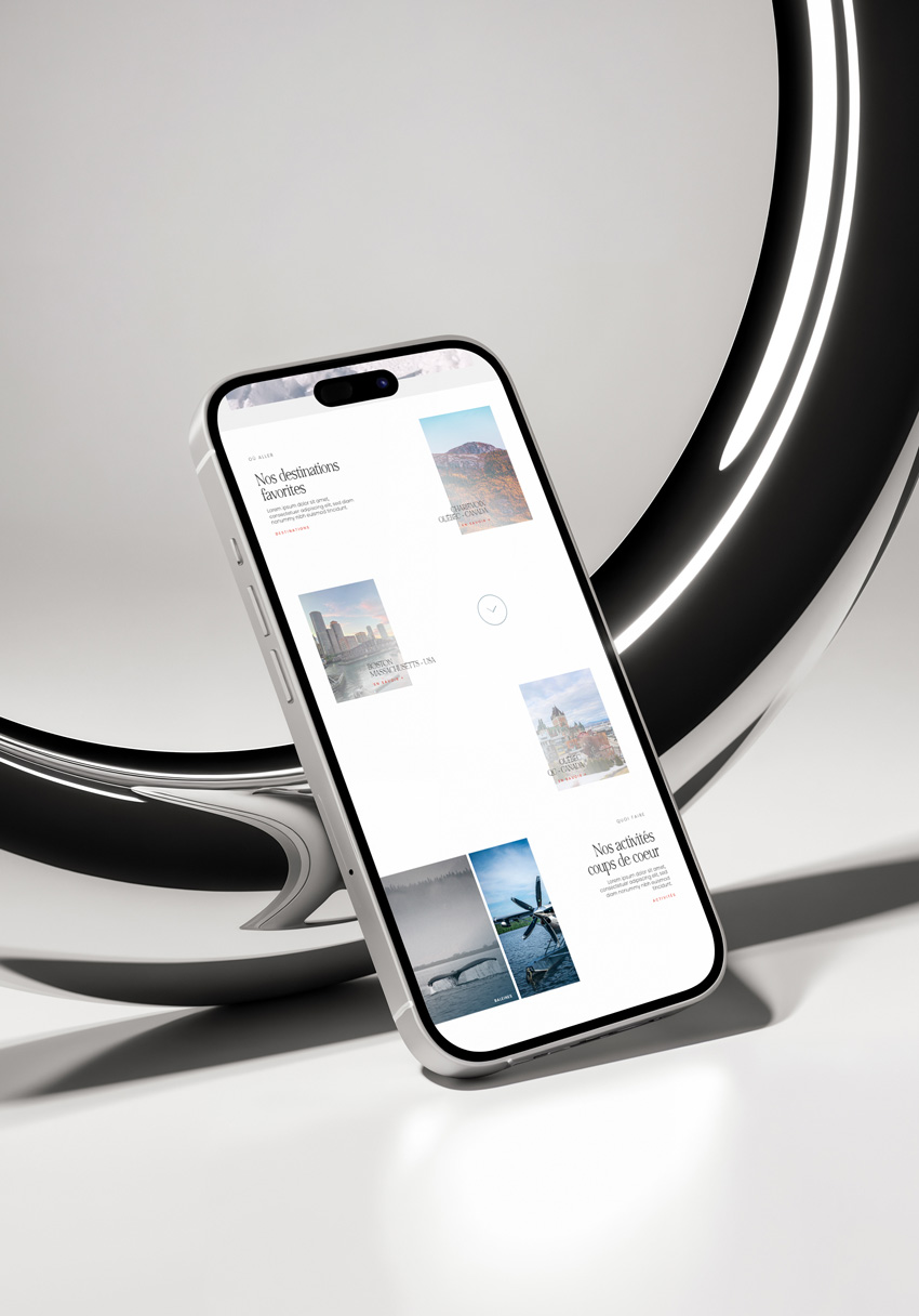 Site web ciro d'érable sur mobile