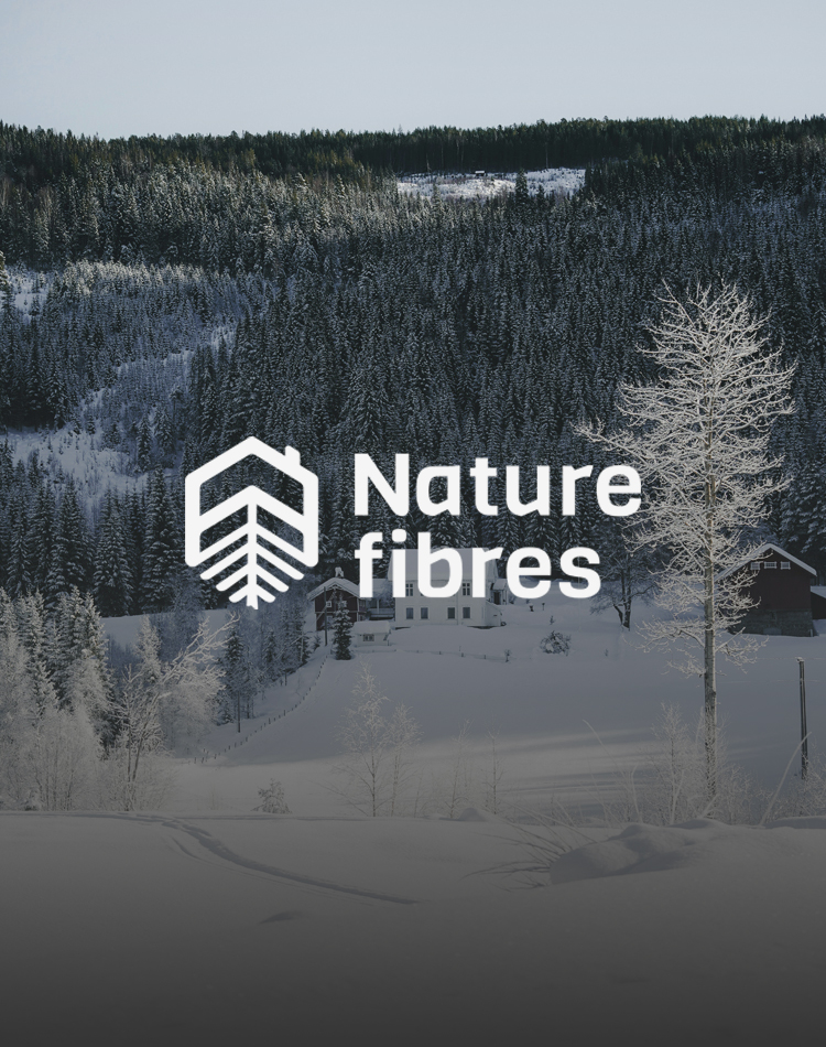 Maison sous la neige en campagne